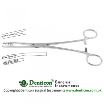 Ulrich Dressing Forcep Curved Stainless Steel, 22.5 cm - 8 3/4"